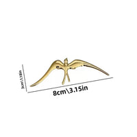 Brosa Eleganta Randunica pentru Femei, Auriu