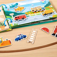 Carte pentru Copii Interactiva Busy Book cu Stickere si Activitati Educative