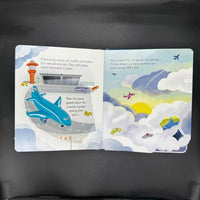 Carte pentru Copii Interactiva Pop-Up Tematica Aviatie