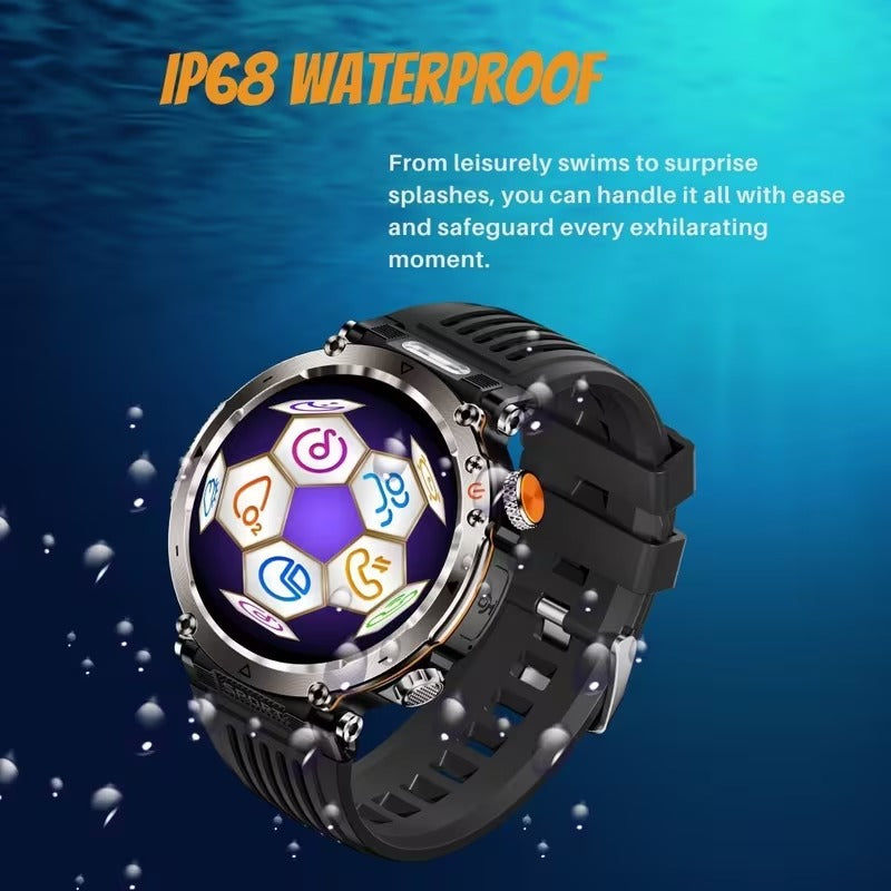 Ceas Barbatesc Smart Watch Effeokki pentru Sport si Activitati Zilnice