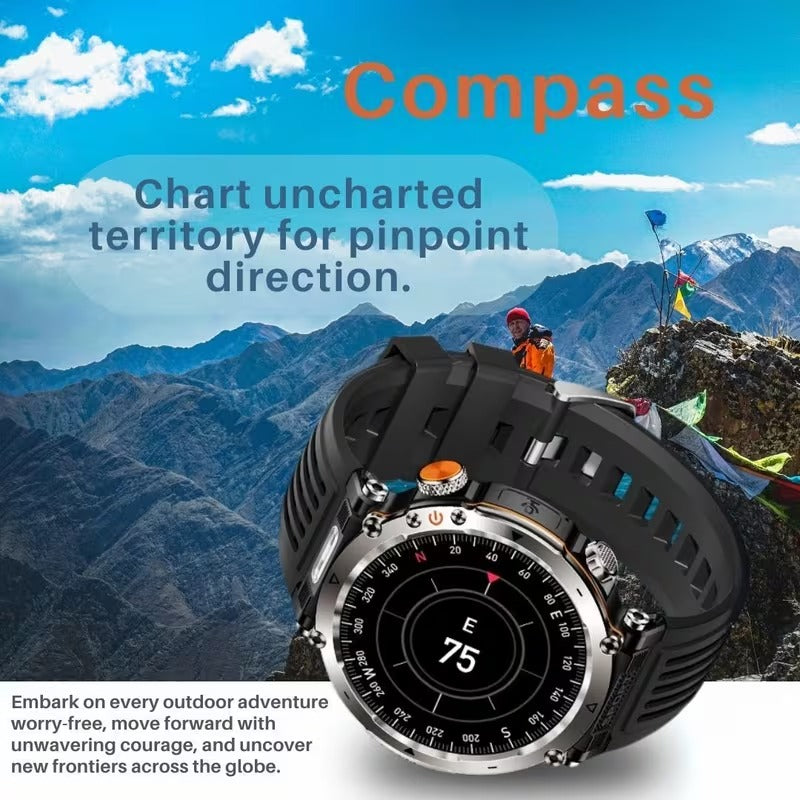 Ceas Barbatesc Smart Watch Effeokki pentru Sport si Activitati Zilnice