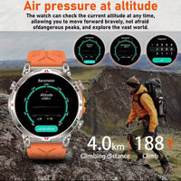 Ceas Smartwatch GPS Ecran Amoled, Navigatie si Urmarire Activitati, Curea din Otel, Argintiu