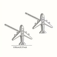 Cercei Eleganti in Forma de Avion cu Zirconiu
