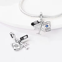 Charm Design Avion si Calatorii pentru Bratara sau Lant