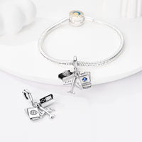 Charm Design Avion si Calatorii pentru Bratara sau Lant
