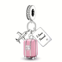 Charm pentru Bratari si Coliere I Love Travel
