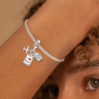 Charm pentru Bratari si Coliere I Love Travel