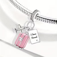 Charm pentru Bratari si Coliere I Love Travel