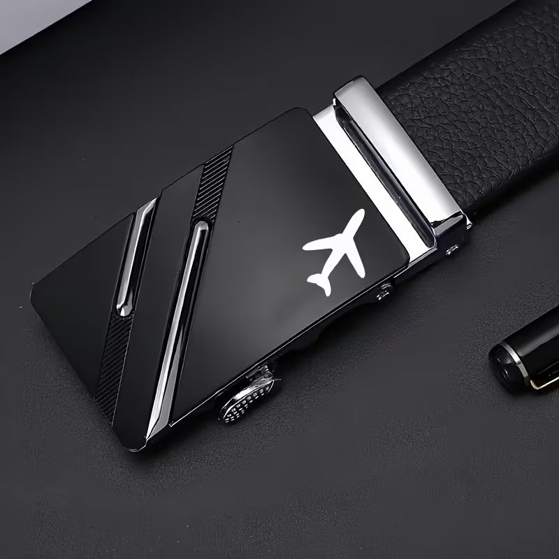 Curea pentru Barbati cu Catarama Automata cu Design Avion