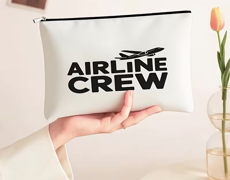 Geanta Cosmetice pentru Calatorii Airline Crew, Alb