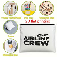 Geanta Cosmetice pentru Calatorii Airline Crew, Alb