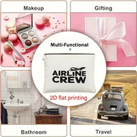 Geanta Cosmetice pentru Calatorii Airline Crew, Alb