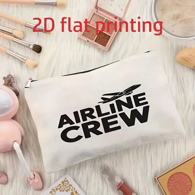 Geanta Cosmetice pentru Calatorii Airline Crew, Alb