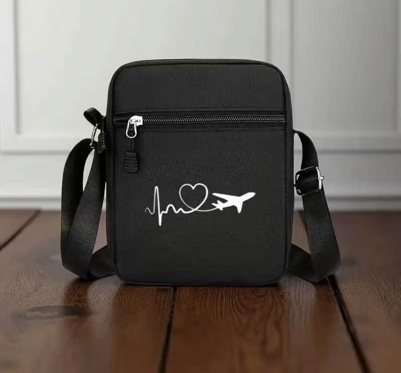 Geanta Barbati Crossbody pentru Travel si Utilizare Urbana, Compartimente Multiple, Bretea Ajustabila