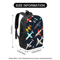 Ghiozdan Scoala si Calatorii cu Capacitate Mare Airplane Collection