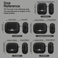 Husa Casti Protectie cu Design Avion si Finisaj Negru Mat