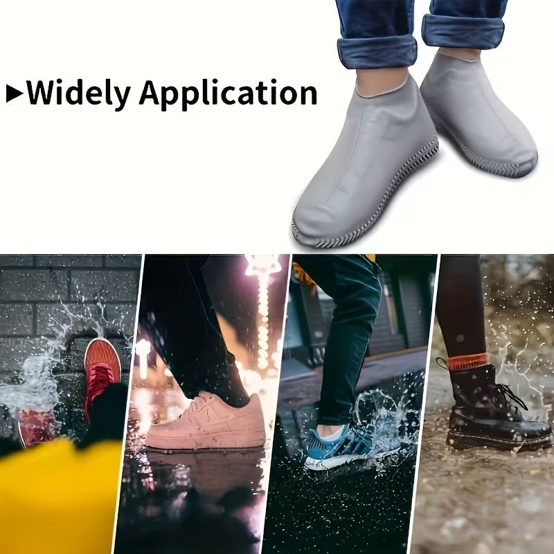 Huse Impermeabile pentru Incaltaminte Reutilizabile din Latex, Negru