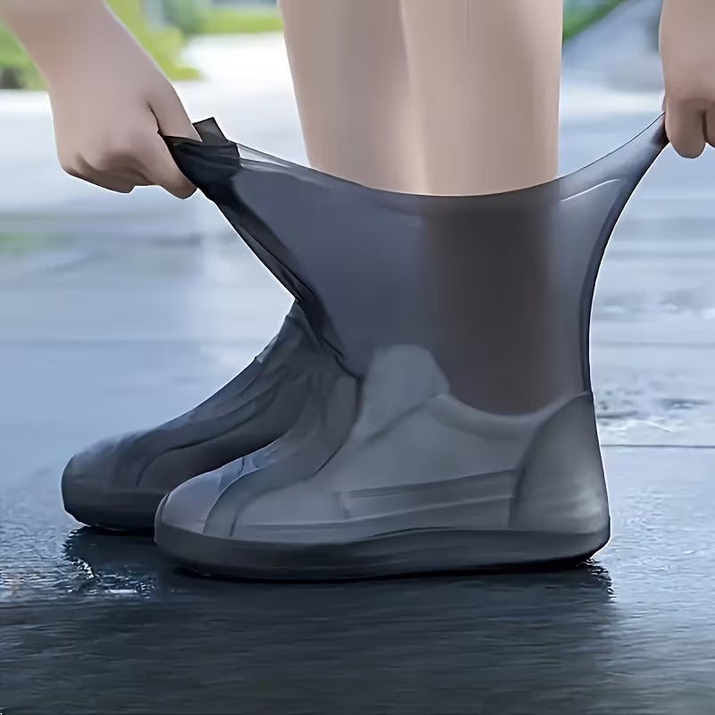 Huse Impermeabile pentru Incaltaminte Reutilizabile din Latex, Negru
