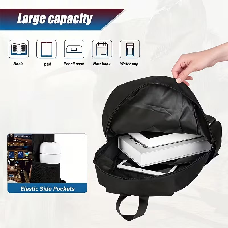 Rucsac Scoala si Calatorii cu Compartiment de Laptop, Design Ergonomic