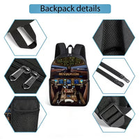 Rucsac Scoala si Calatorii cu Compartiment de Laptop, Design Ergonomic