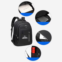 Rucsac Unisex pentru Laptop si Travel Born To Fly, Compartiment Captusit, Bretele Ajustabile