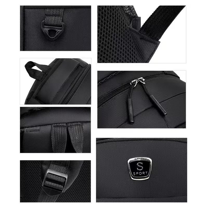 Rucsac Unisex pentru Laptop si Travel Born To Fly, Compartiment Captusit, Bretele Ajustabile