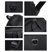 Rucsac Unisex pentru Laptop si Travel Born To Fly, Compartiment Captusit, Bretele Ajustabile