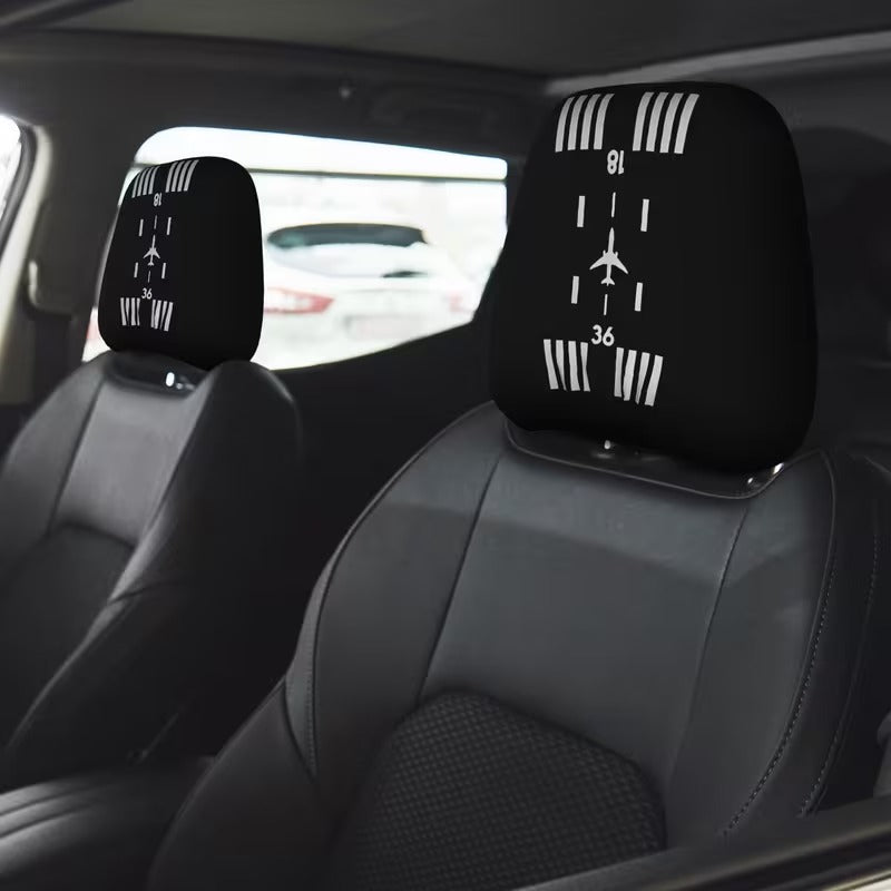 Set 2 Huse pentru Tetiera Auto Design Aviatic