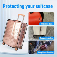 Set 3 Huse Transparente pentru Valiza, Dimensiuni Diferite