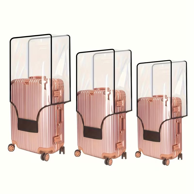 Set 3 Huse Transparente pentru Valiza, Dimensiuni Diferite