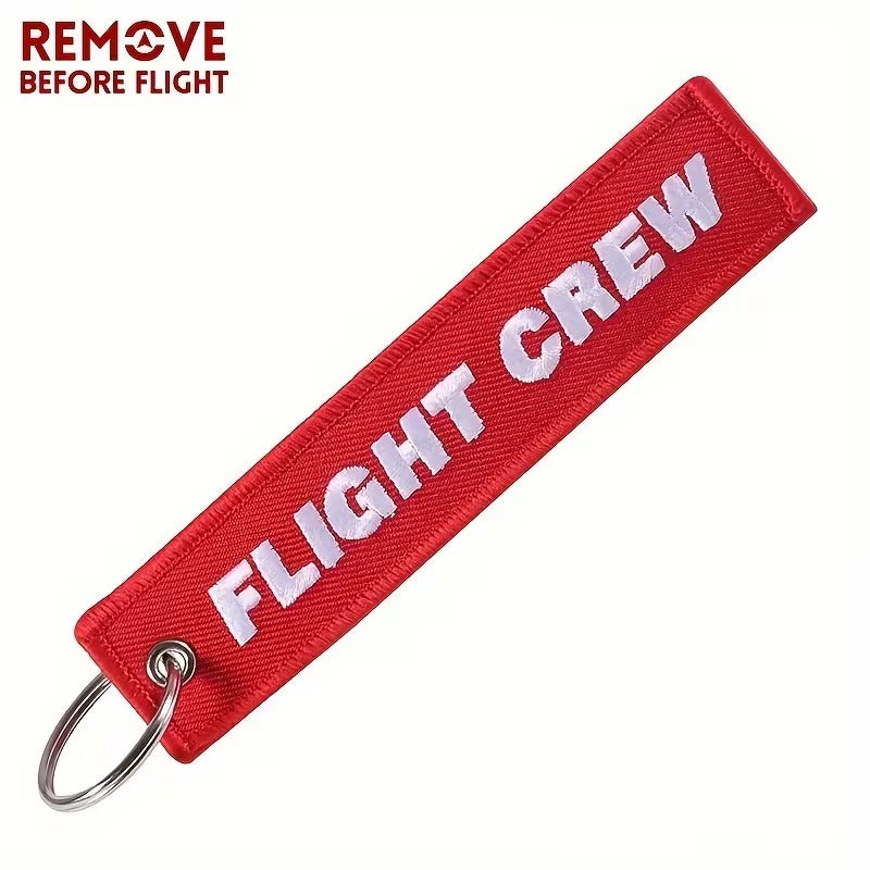Set 5 Buc Brelocuri Brodate cu Design Aviatie Flight Crew