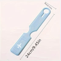 Set 5 Etichete Impermeabile pentru Bagaje Design Avion Happy Flight