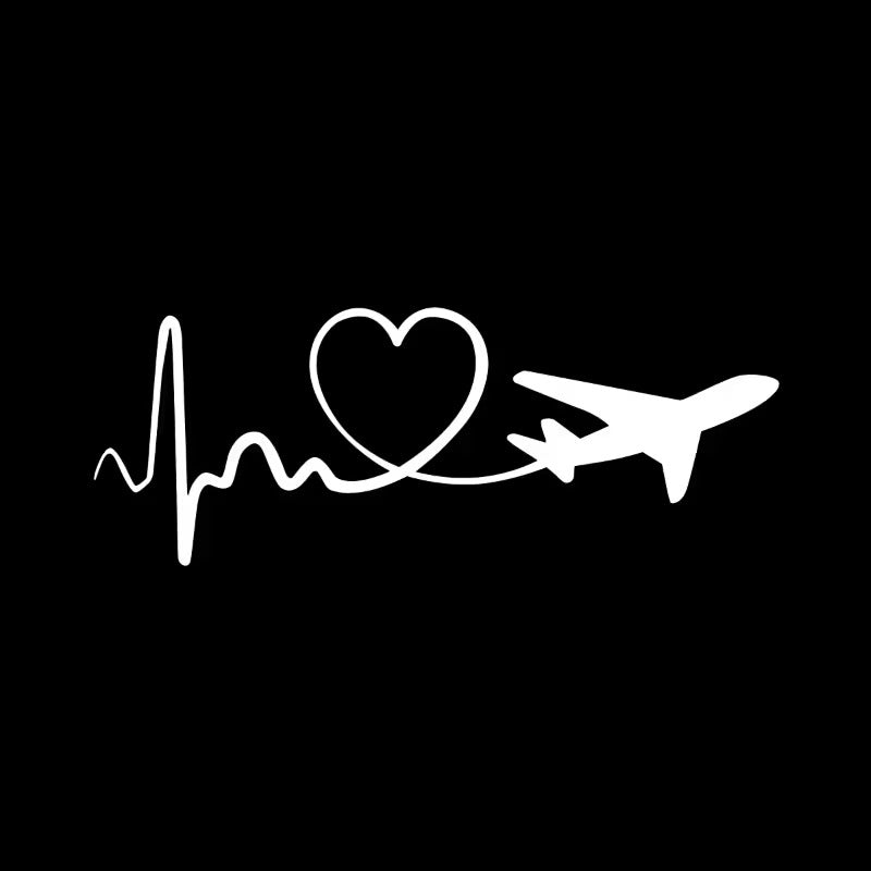 Sticker Reflectorizant cu Avion Autocolant pentru Masina sau Moto