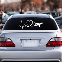Sticker Reflectorizant cu Avion Autocolant pentru Masina sau Moto