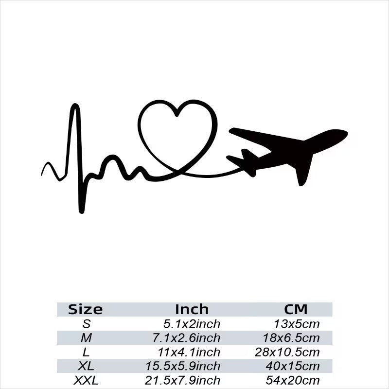 Sticker Reflectorizant cu Avion Autocolant pentru Masina sau Moto
