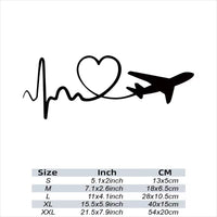 Sticker Reflectorizant cu Avion Autocolant pentru Masina sau Moto