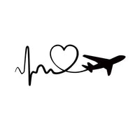 Sticker Reflectorizant cu Avion Autocolant pentru Masina sau Moto