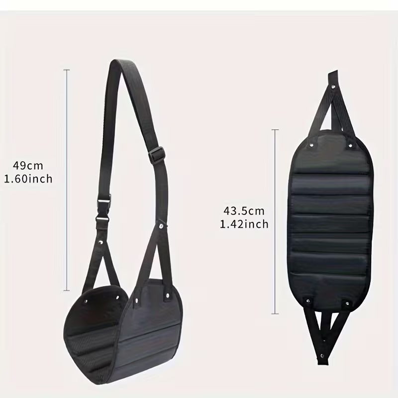 Suport Tip Hamac pentru Picioare in Calatorii Diverse, Negru