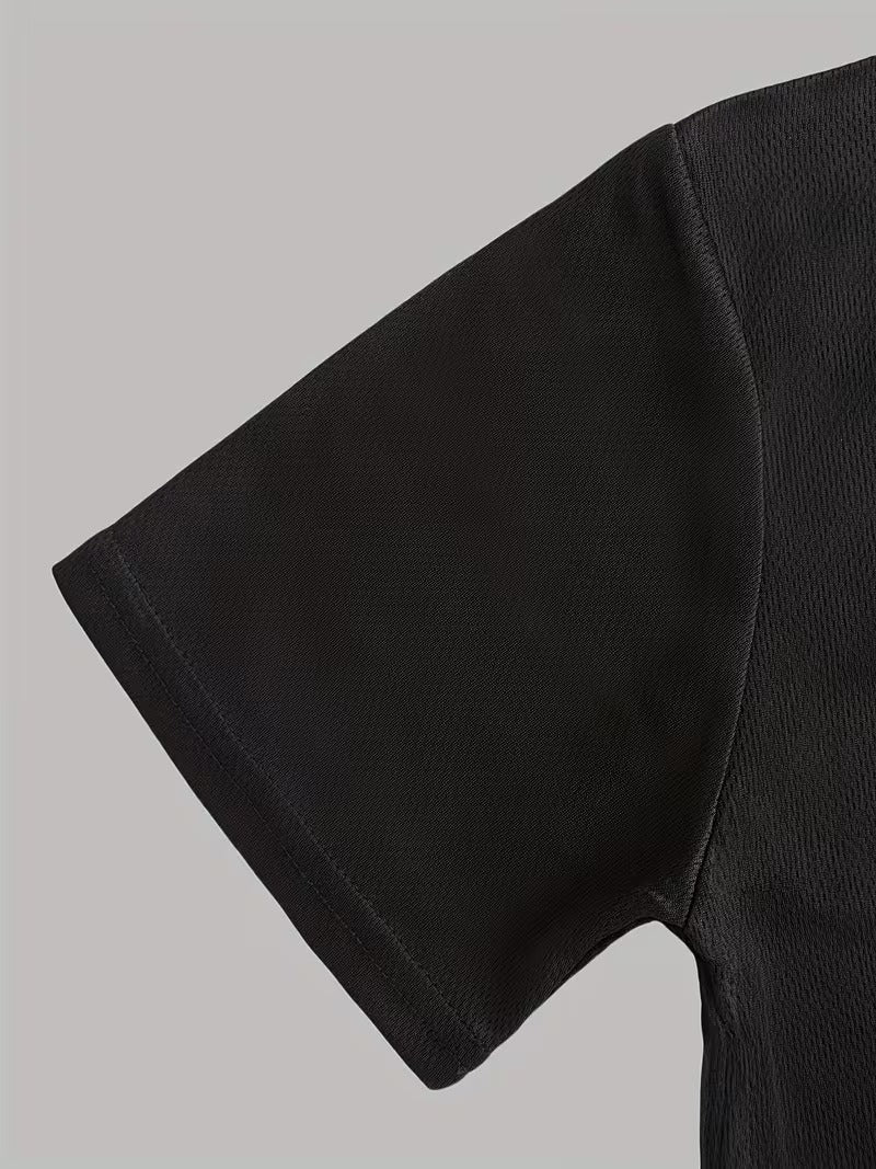 Tricou Baieti cu Design Aviatic Pilot in Progress, Negru