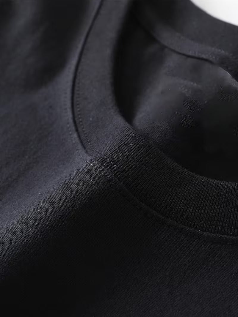 Tricou Barbatesc Bumbac Respirabil cu Design Aviatic, Stil Casual pentru Vara