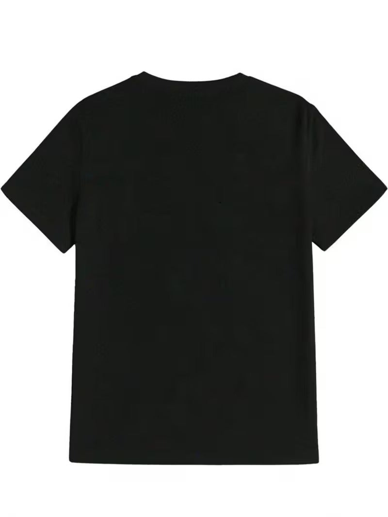 Tricou Barbati Bumbac pentru Pasionatii de Aviatie Retro Aviation, Negru
