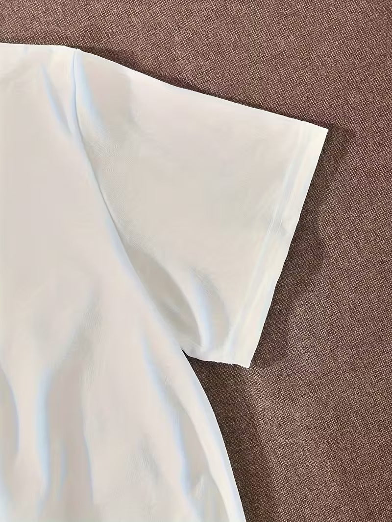 Tricou Dama Bumbac Casual Imprimeu Inima cu Avion