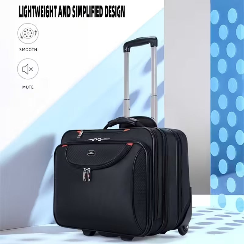 Troller de Cabina pentru Echipaj Aviatie cu Maner Telescopic, 42 x 25cm